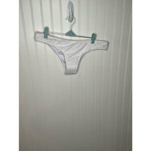 Women NWT Cheeky Bikini Bottom XL White